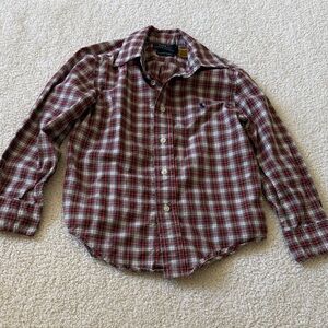 Polo Ralph Lauren Red and Black Plaid Shirt